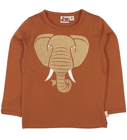 DYR Bluse - Roar T - Rust m. Elefant