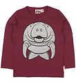 DYR Bluse - Roar T - Bordeaux m. Søko
