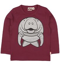DYR Bluse - Roar T - Bordeaux m. Søko