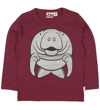 DYR Bluse - Roar T - Bordeaux m. Søko