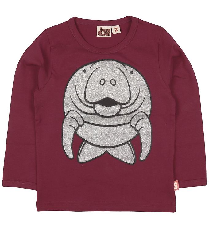 DYR Bluse - Roar T - Bordeaux m. Søko