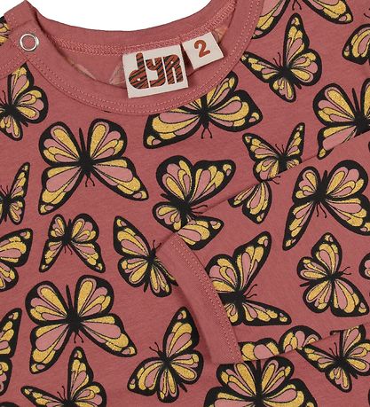 DYR Body l/æ - Quack - Rosa m. Sommerfugle