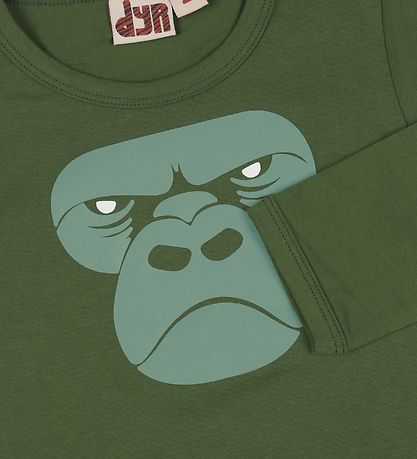 DYR Bluse - Roar T - Grøn m. Gorilla