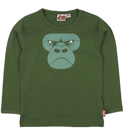 DYR Bluse - Roar T - Grøn m. Gorilla