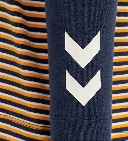 Hummel Bluse - hmlStanton - Gul/Navy Hummel Bluse - hmlStanton - Gul/Navy