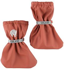 CeLaVi Overtrækssko m. Fleece - PU - Redwood