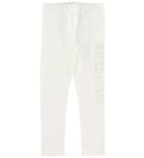 Moncler Leggings - Hvid m. Logo Moncler Leggings - Hvid m. Logo