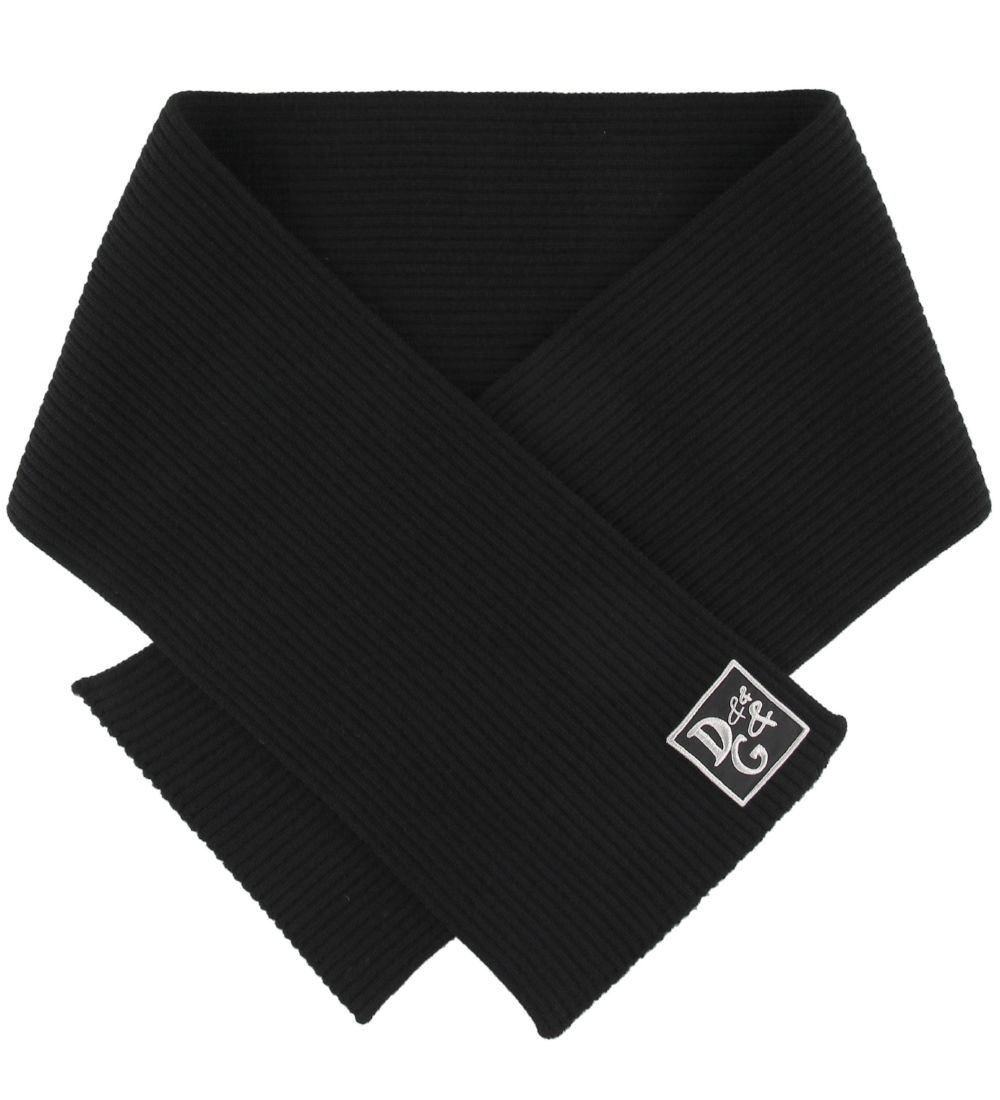 Dolce & Gabbana Schal - 140x30 - Wolle - Schwarz - Dolce & Gabbana - L - Large - Schals