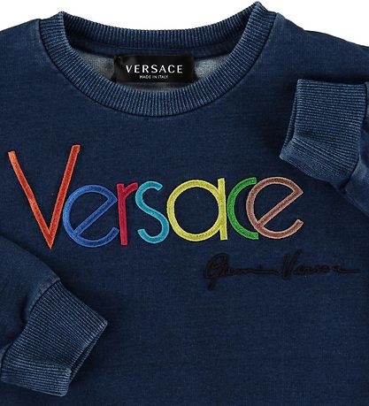 Versace Sweatshirt - Blå m. Logo