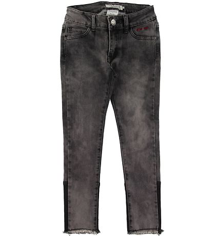 Hound Jeans - Málning - Ankle Fit - Black Notað Gallaefni