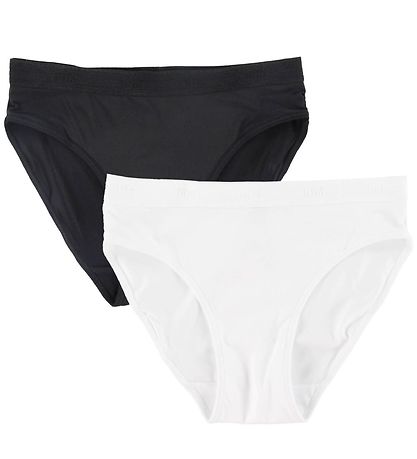 DIM Trusser - Mikrofiber - 2-pak - Hvid/Sort DIM Trusser - Mikrofiber - 2-pak - Hvid/Sort