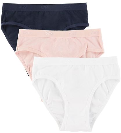 DIM Trusser - 3-pak - Hvid/Navy/Rosa DIM Trusser - 3-pak - Hvid/Navy/Rosa