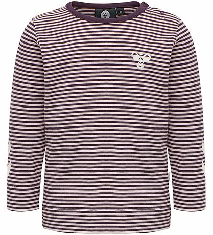 Hummel Bluse - HMLKoral - Rosa/Lillastribet Hummel Bluse - HMLKoral - Rosa/Lillastribet