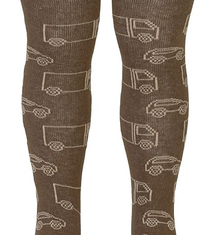 Collants Minymo - Coca Brown av. Voitures Collants Minymo - Coca Brown av. Voitures