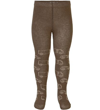 Collants Minymo - Coca Brown av. Voitures Collants Minymo - Coca Brown av. Voitures