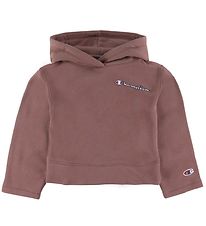 Champion Hættetrøje - Cropped - Brun Champion Hættetrøje - Cropped - Brun