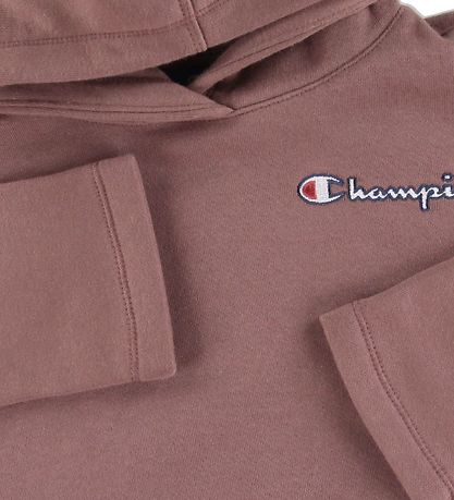 Champion Hættetrøje - Cropped - Brun