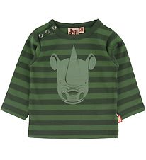 DYR Long Sleeve Top - Snarl T - Dark Safari/Safari w. Rhino