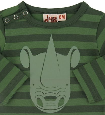 DYR Bluse - Snarl T - Dark Safari/Safari m. Næsehorn