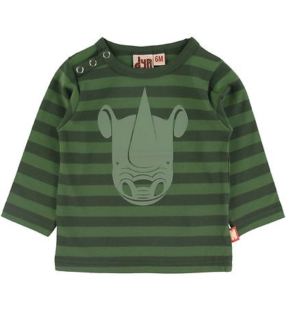 DYR Bluse - Snarl T - Dark Safari/Safari m. Næsehorn