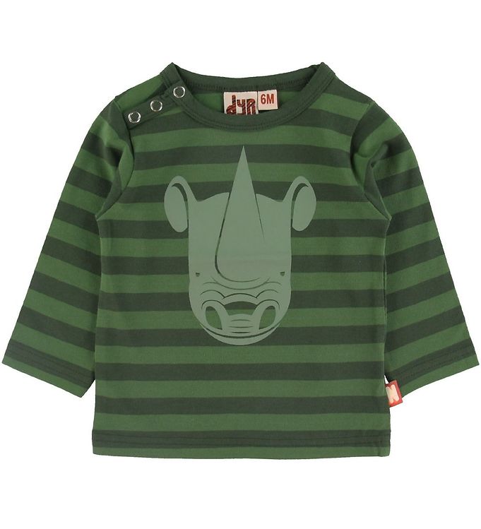 DYR Bluse - Snarl T - Dark Safari/Safari m. Næsehorn