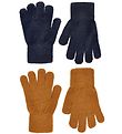 Gants CeLaVi - Laine/Nylon - 2 Pack - Pumpkin Épice/Marine Gants CeLaVi - Laine/Nylon - 2 Pack - Pumpkin Épice/Marine