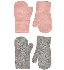 CeLaVi Rukkaset - Villa/Nylon - 2 kpl - Misty Rose/Harmaa melang CeLaVi Rukkaset - Villa/Nylon - 2 kpl - Misty Rose/Harmaa melang