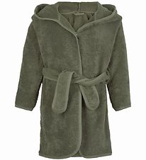 Pippi Baby Badekåbe - Deep Lichen Green m. Drage Pippi Baby Badekåbe - Deep Lichen Green m. Drage