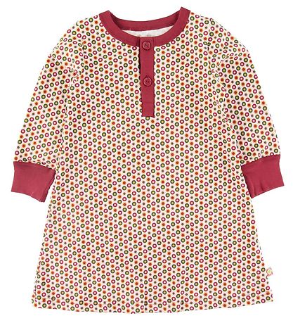 Katvig Natkjole - Rød m. Æbler Katvig Natkjole - Rød m. Æbler