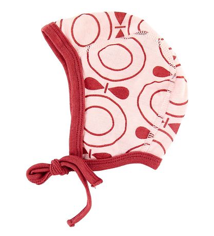 Katvig Babyhjelm - Uld - Rosa m. Æbler Katvig Babyhjelm - Uld - Rosa m. Æbler
