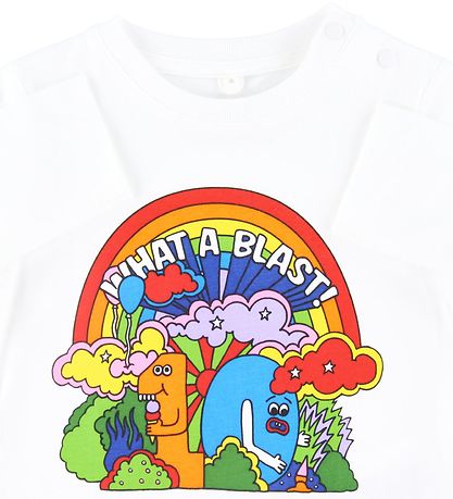 Stella McCartney Kids Bluse - What A Blast - Hvid Stella McCartney Kids Bluse - What A Blast - Hvid