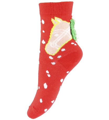 Stella McCartney Kids Strømper - 2-pak - Rød/Rosa Stella McCartney Kids Strømper - 2-pak - Rød/Rosa