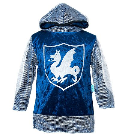 Den Goda Fen Kostüm - Ritter - Blau Den Goda Fen Kostüm - Ritter - Blau