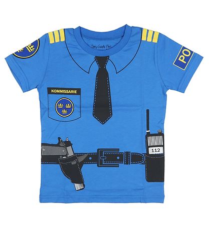 Den Goda Fen Udklædning - Politi - Blå