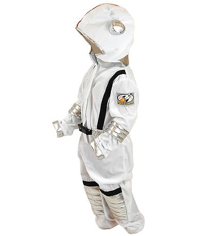 Den Goda Fen Kostüm - Astronaut - Weiß Den Goda Fen Kostüm - Astronaut - Weiß