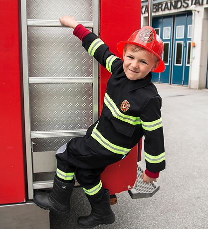 Den Goda Fen Costume - Fireman's set - Black Den Goda Fen Costume - Fireman's set - Black