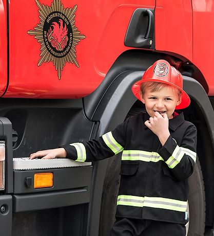 Den Goda Fen Udklædning - Brandmandssæt - Sort