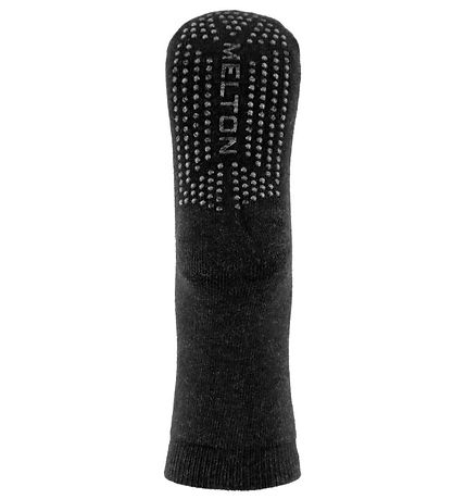 Melton Strømper - Let's Go - Koksgrå m. Antiskrid