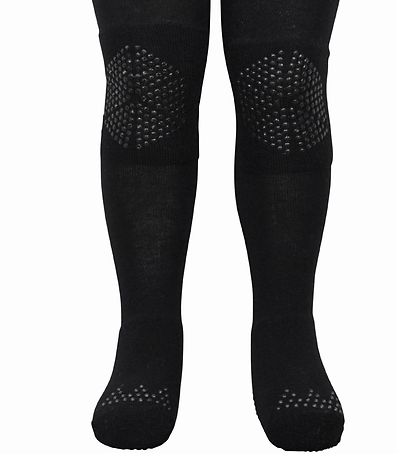 Melton Strømpebukser - Let's Go - Sort m. Antiskrid