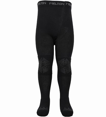 Melton Strømpebukser - Let's Go - Sort m. Antiskrid Melton Strømpebukser - Let's Go - Sort m. Antiskrid