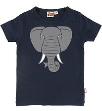 DYR-Cph T-shirt - Dyrprimate - Navy m. Elefant DYR-Cph T-shirt - Dyrprimate - Navy m. Elefant