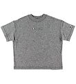 Champion Fashion T-Shirt - Gråmeleret m. Logo