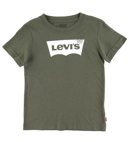 Levis T-shirt - Batwing - Olive Night m. Logo