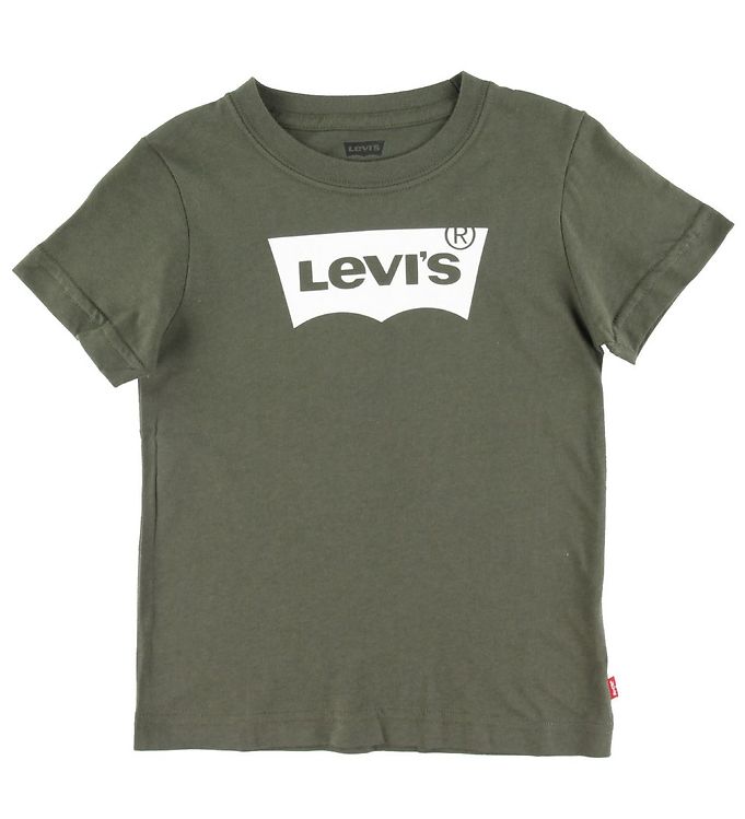 Levis T-shirt - Batwing - Olive Night m. Logo