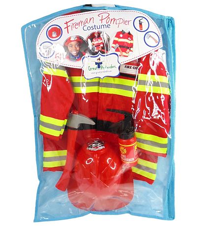 Great Pretenders Costume - Fireman - Red