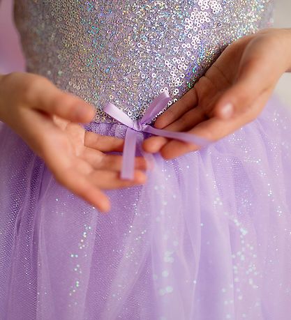 Déguisement Great Pretenders - Robe av. Paillettes - Violet Déguisement Great Pretenders - Robe av. Paillettes - Violet