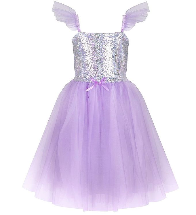 Great Pretenders Udklædning - Kjole m. Pailletter - Lilla