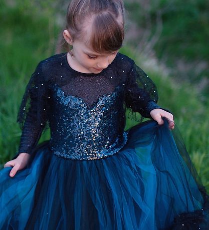 Great Pretenders Udklædning - Midnatsheksen Luna - Blå/Sort Great Pretenders Udklædning - Midnatsheksen Luna - Blå/Sort