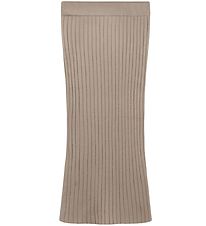Grunt Nederdel - Else - Rib - Sand Grunt Nederdel - Else - Rib - Sand
