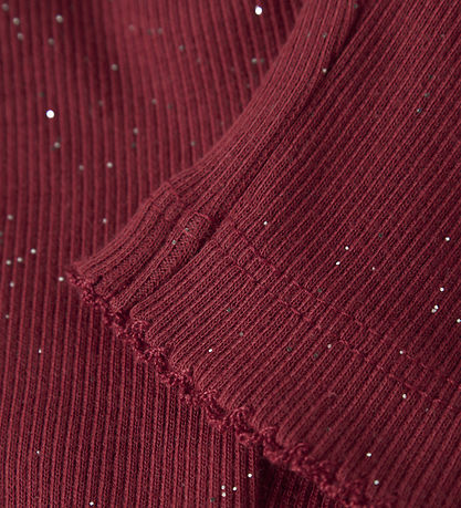 Name It Leggings - Rib - NbfRosally - Red Dahlia